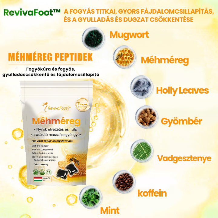 🐝RevivaFoot™ Méhméreg Nyirokcsatorna Tisztító Lábáztató Gél Gyöngyök🫚𝖭𝖨𝖧 Szakmai Ajánlás☘️（Az Egyesült Államok Nemzeti Egészségügyi Intézete）