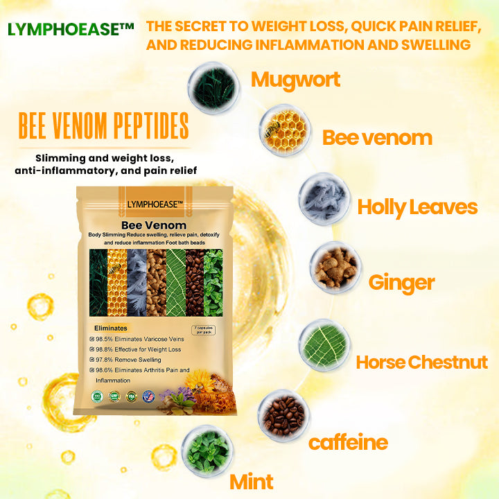 LymphoEase™  Bee Venom Slimming Lymphatic Detox Foot Soak Beads🐝 (Jointly Recommended by OMA & APMA)